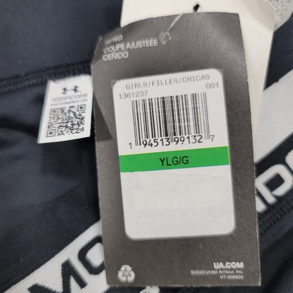 Under Armour Girls'Crop Leggings Sz YLG - Picture 7 of 7